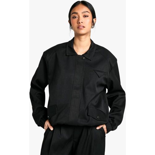 Bomber Oversize Habillé - 36 - boohoo - Modalova