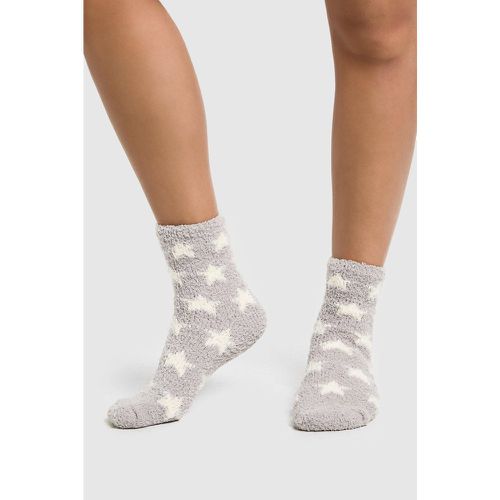 Chaussettes À Imprimé Étoiles - One Size - boohoo - Modalova