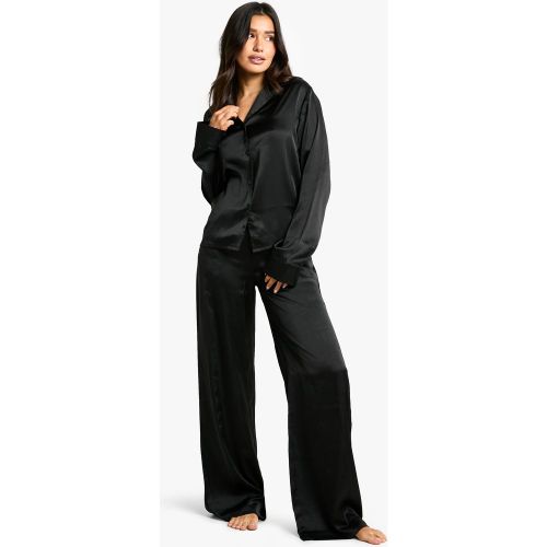 Tall" - Ensemble De Pyjama Satiné - 36 - boohoo - Modalova