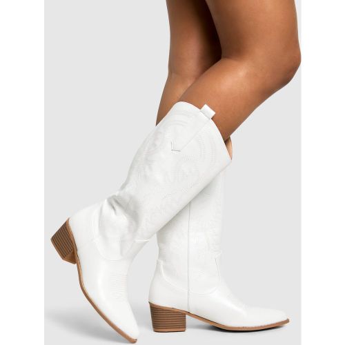 Santiags Brodées - 36 - boohoo - Modalova