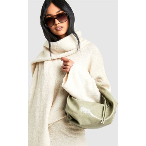 Sac À Main Texturé Verni - One Size - boohoo - Modalova