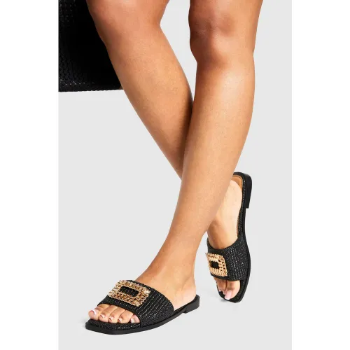 Sandales À Boucles Et Ornements - 36 - boohoo - Modalova