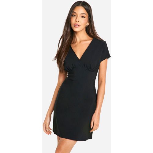 Robe Courte Trapèze À Manches Capées - 36 - boohoo - Modalova
