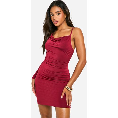 Slinky One Shoulder Mini Dress - 42 - boohoo - Modalova