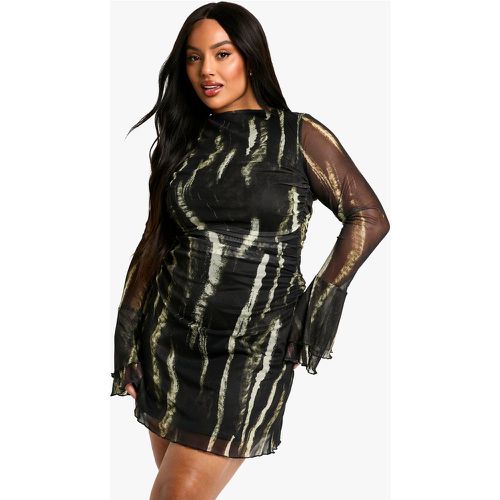 Grande Taille - Robe Droite À Volants - 46 - boohoo - Modalova