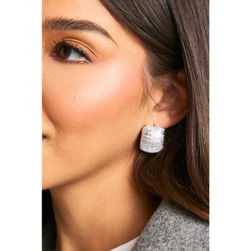 Boucles D'Oreilles Texturées Bullées - One Size - boohoo - Modalova