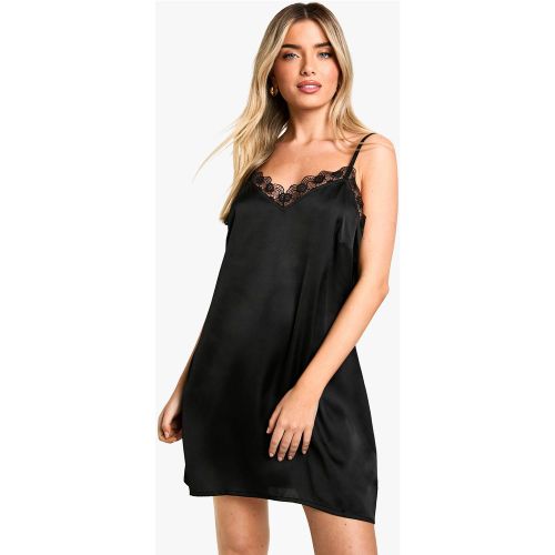 Chemise À Bordures En Dentelle - 34 - boohoo - Modalova