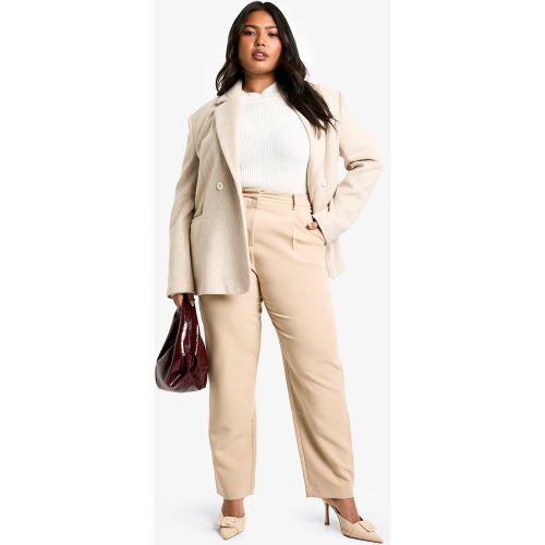 Grande Taille - Pantalon Droit Habillé - 46 - boohoo - Modalova