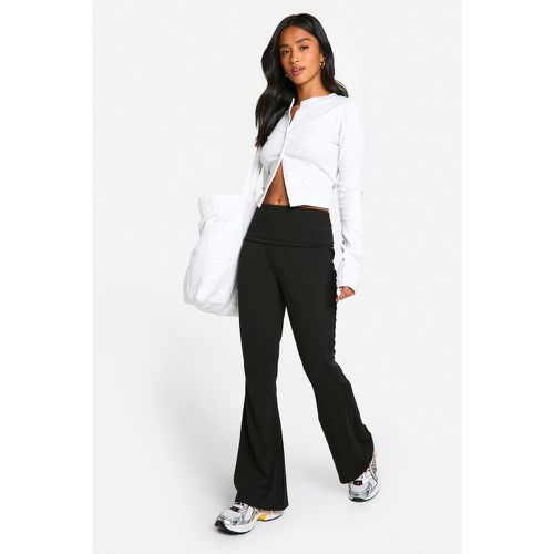 Petite" - Pantalon Flare De Yoga En Jersey - 38 - boohoo - Modalova