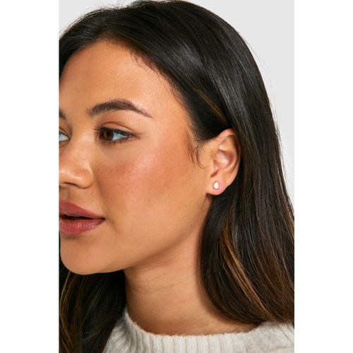 Boucles D'Oreilles À Pierre Fantaisie - One Size - boohoo - Modalova