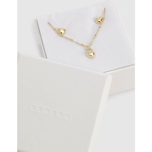 Coffret Cadeau De Boucles D'Oreilles En Forme De Cœur - One Size - boohoo - Modalova