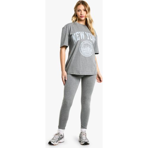 Maternité - Ensemble De Grossesse Oversize À Imprimé New York - 36 - boohoo - Modalova