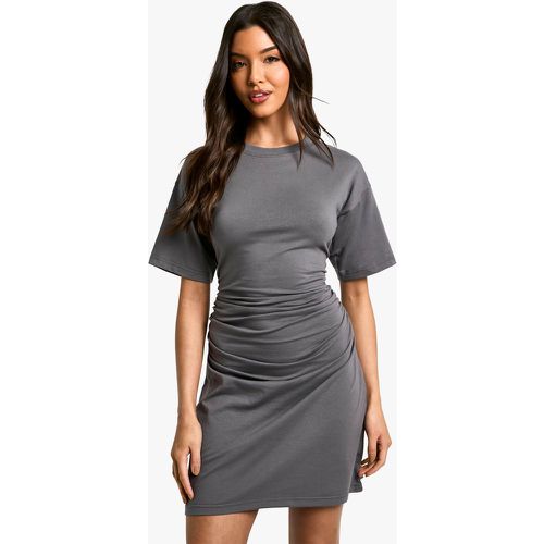 Robe Courte Froncée Sur Le Côté - 40 - boohoo - Modalova