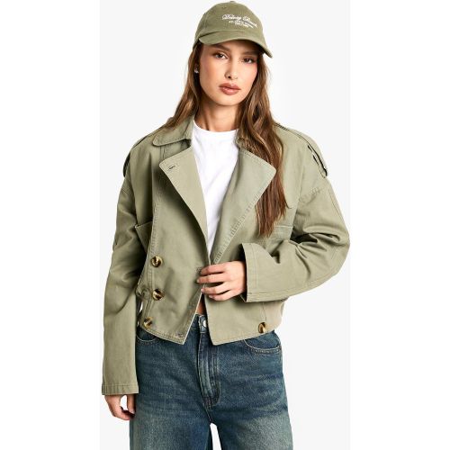 Trench Court Côtelé - 36 - boohoo - Modalova