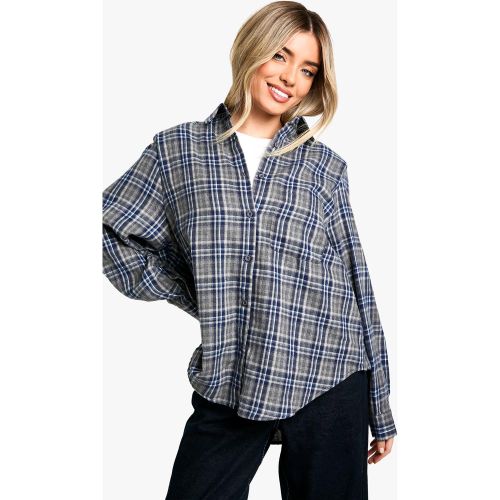 Chemise Oversize À Carreaux - 34 - boohoo - Modalova