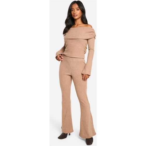 Petite" - Pantalon Flare Côtelé - 34 - boohoo - Modalova