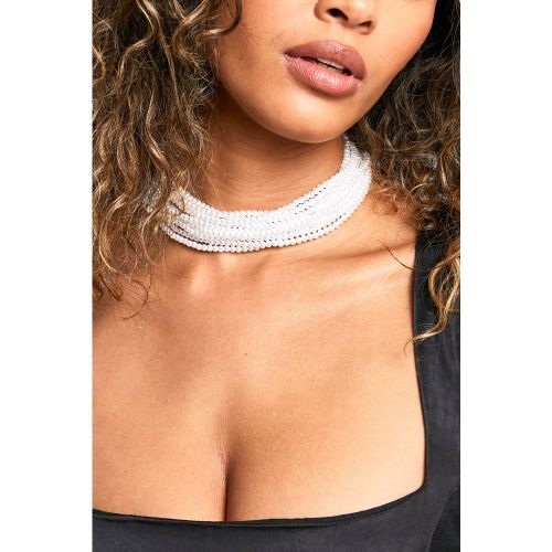 Collier Ras-Du-Cou À Perles - One Size - boohoo - Modalova