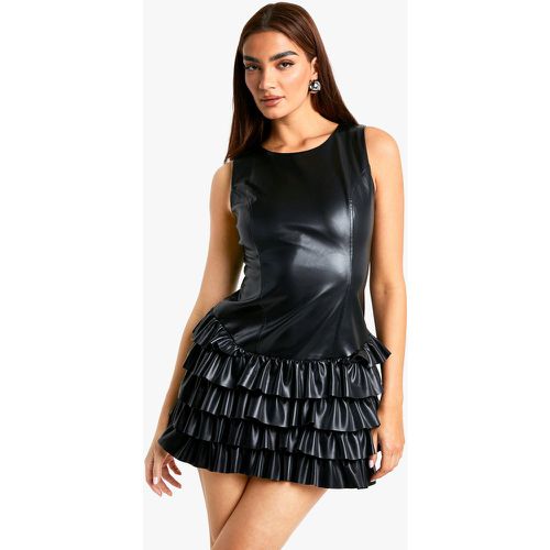 Robe Courte À Volants - 38 - boohoo - Modalova