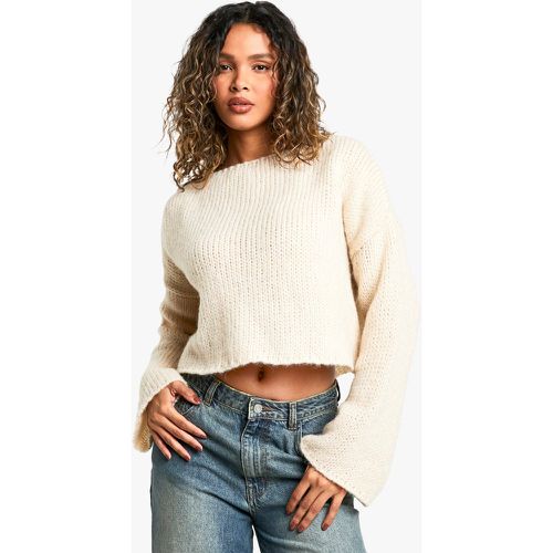 Pull Court Oversize À Coutures Apparentes - M - boohoo - Modalova