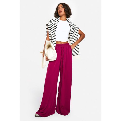 Tall" - Pantalon Large Tissé - 36 - boohoo - Modalova