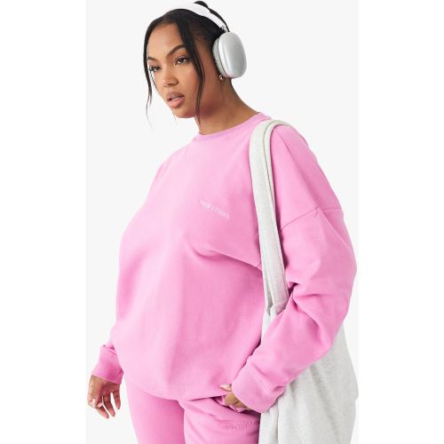 Grande Taille - Sweat Oversize À Broderie Dsgn Studio - 44 - boohoo - Modalova