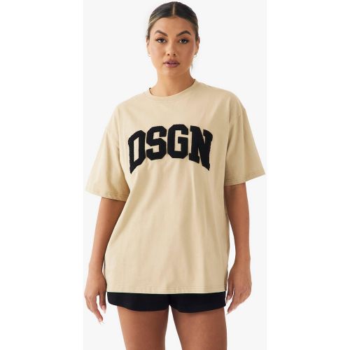T-Shirt Oversize À Slogan Dsgn Studio - S - boohoo - Modalova