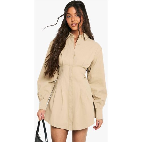 Robe Chemise À Manches Longues - 36 - boohoo - Modalova