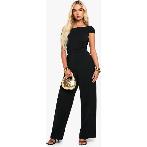 Combinaison Large Asymétrique Drapée - 36 - boohoo - Modalova