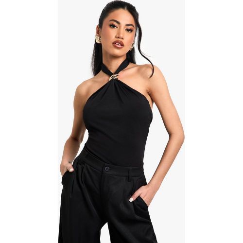 Top Dos Nu En Tissu Crêpe - 34 - boohoo - Modalova