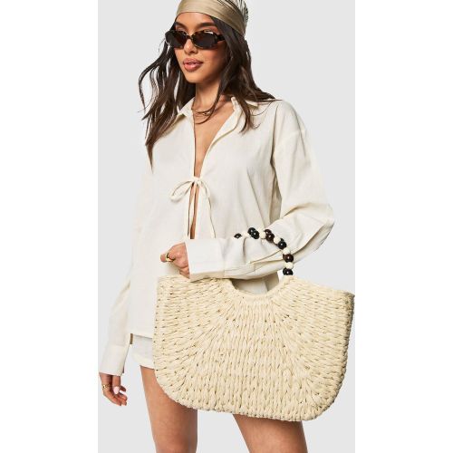 Sac À Main À Poignée En Perle - One Size - boohoo - Modalova