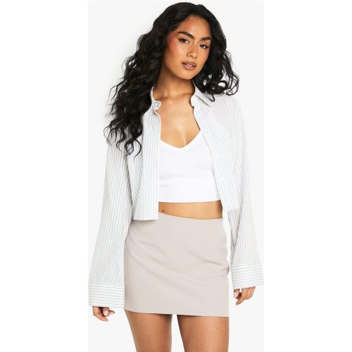 Mini-Jupe Tissée - 34 - boohoo - Modalova