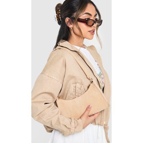 Sac À Main Structuré En Synthétique - Blanc Écru - One Size, Blanc Écru - boohoo - Modalova