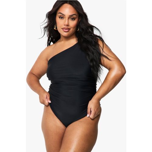 Grande Taille - Maillot De Bain Asymétrique - 44 - boohoo - Modalova