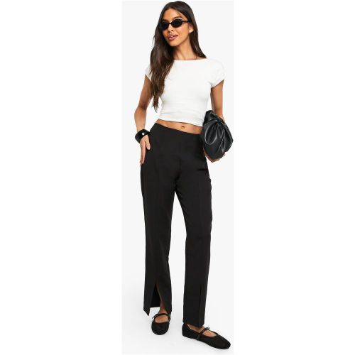 Pantalon De Costume Slim À Fentes - 36 - boohoo - Modalova