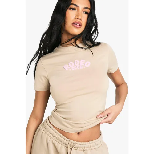 T-Shirt Pour Bébé À Imprimé Rodéo - S - boohoo - Modalova