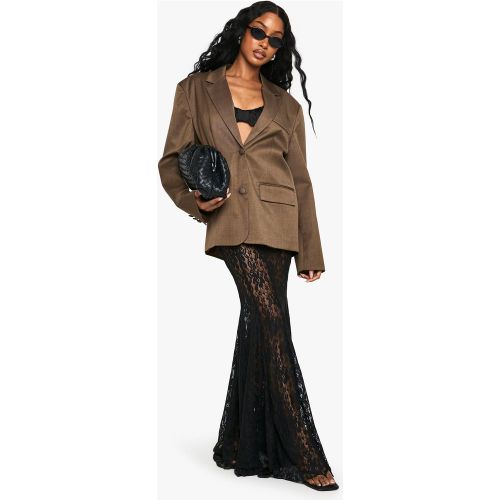 Jupe Longue En Dentelle - 34 - boohoo - Modalova