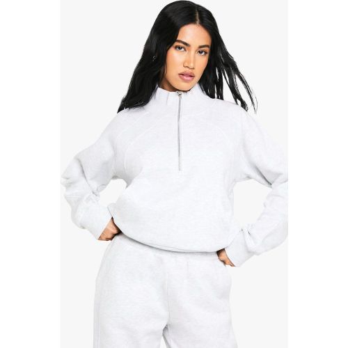Sweat À Col Montant Zippé - S - boohoo - Modalova