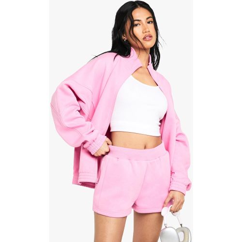 Short Taille Haute En Sweat - S - boohoo - Modalova