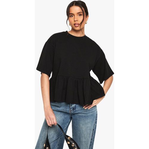 T-Shirt À Ourlet Péplum - 34 - boohoo - Modalova