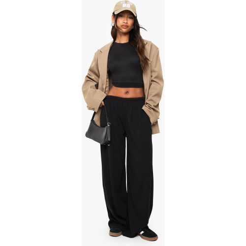 Pantalon Droit Côtelé - 34 - boohoo - Modalova