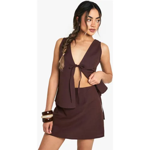 Mini-Jupe Droite - 36 - boohoo - Modalova