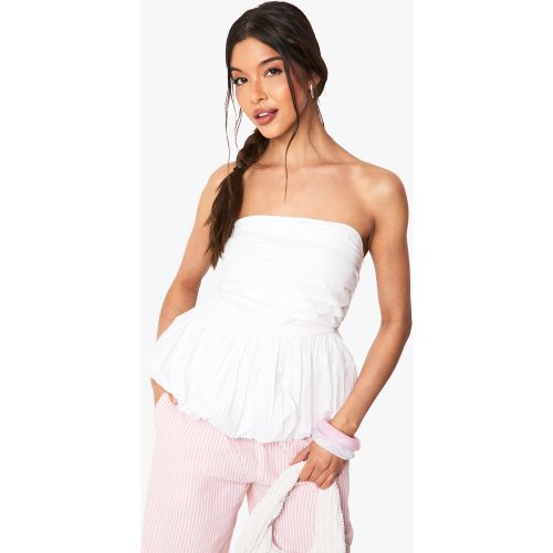 Bandeau En Coton Bouffant - 34 - boohoo - Modalova