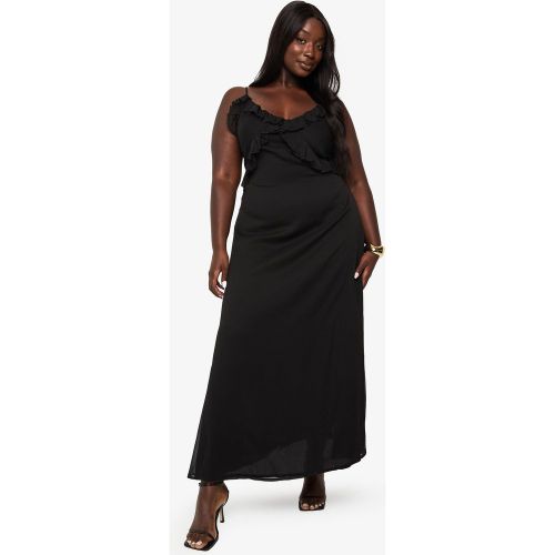 Grande Taille - Robe Longue À Volants - 44 - boohoo - Modalova