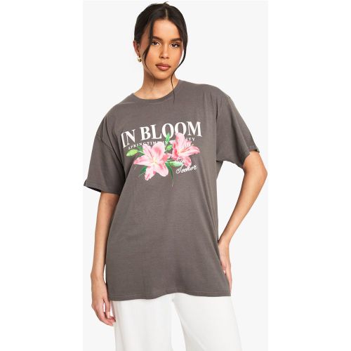 T-Shirt Oversize Imprimé - S - boohoo - Modalova