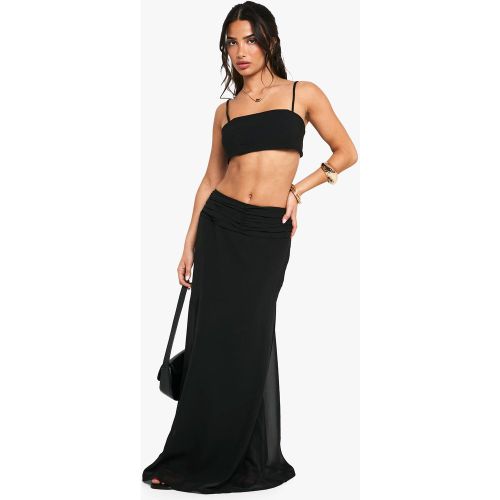 Petite" - Jupe Longue En Mousseline De Soie - 34 - boohoo - Modalova