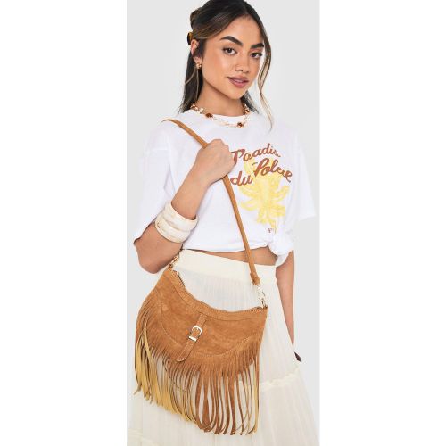 Sac À Main À Franges Et Boucle - One Size - boohoo - Modalova