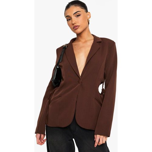 Blazer De Costume À Découpe - 36 - boohoo - Modalova