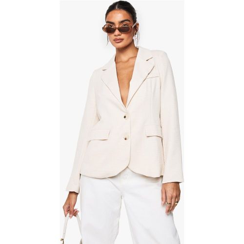 Blazer De Tailleur À Ceinture - 36 - boohoo - Modalova
