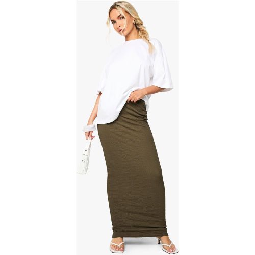 Jupe Longue Texturée - 34 - boohoo - Modalova