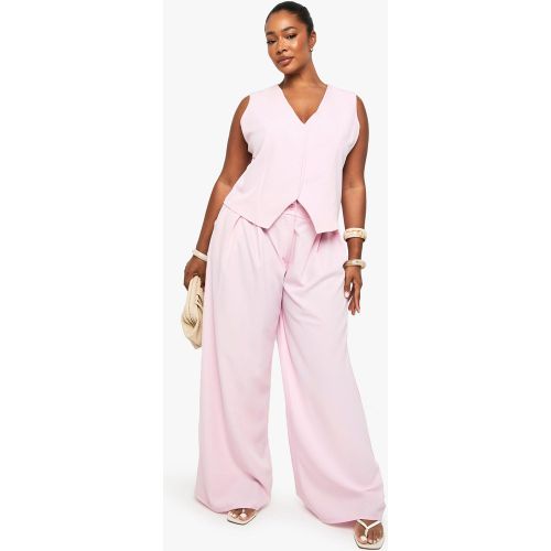Grande Taille - Pantalon De Tailleur Élastiqué - 44 - boohoo - Modalova